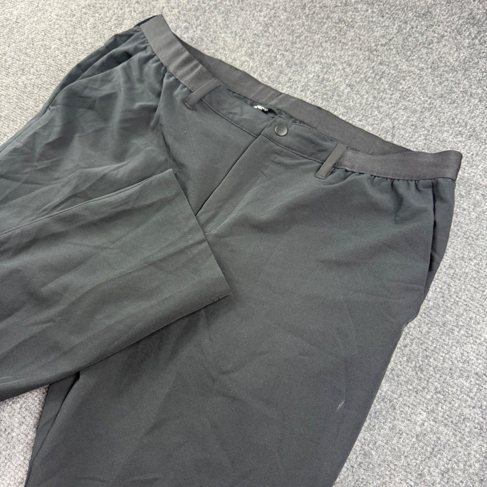 Layer 8 Qwick-Dry Pants Large 36-38 Black Stretch Performance Mens